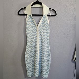 Blue and White H&M dress